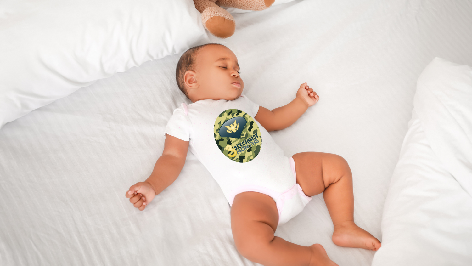 Military Kids Specialist 3 Month Infant Bodysuit