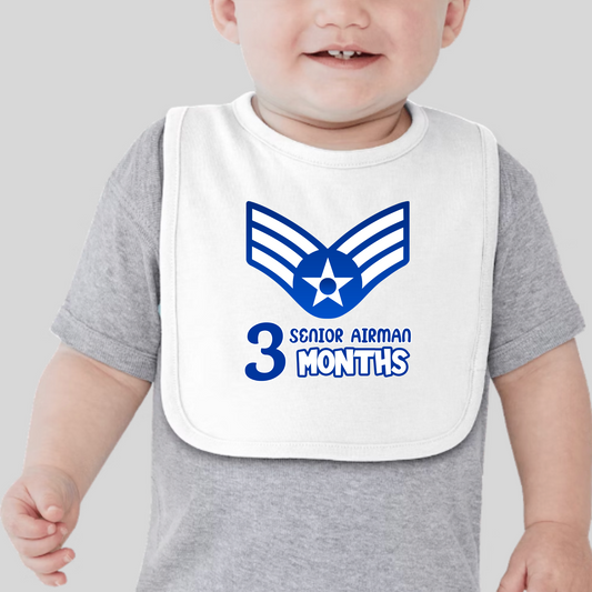 03 Month Senior Airman Bib