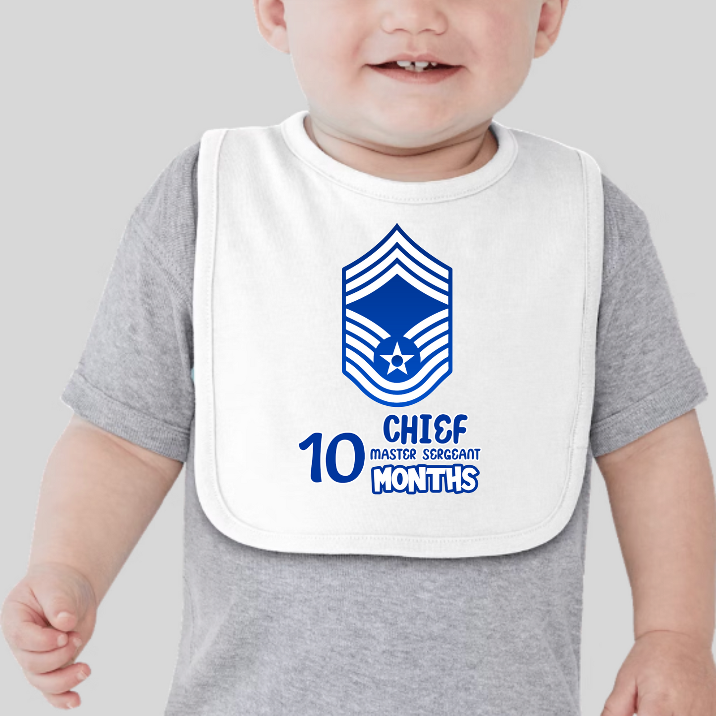 10 Month Chief Master Sergeant Bib