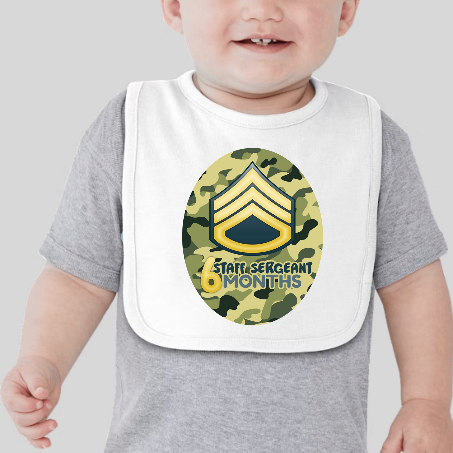 06 Month Staff Sergeant Bib