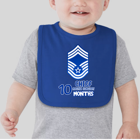 10 Month Chief Master Sergeant Bib