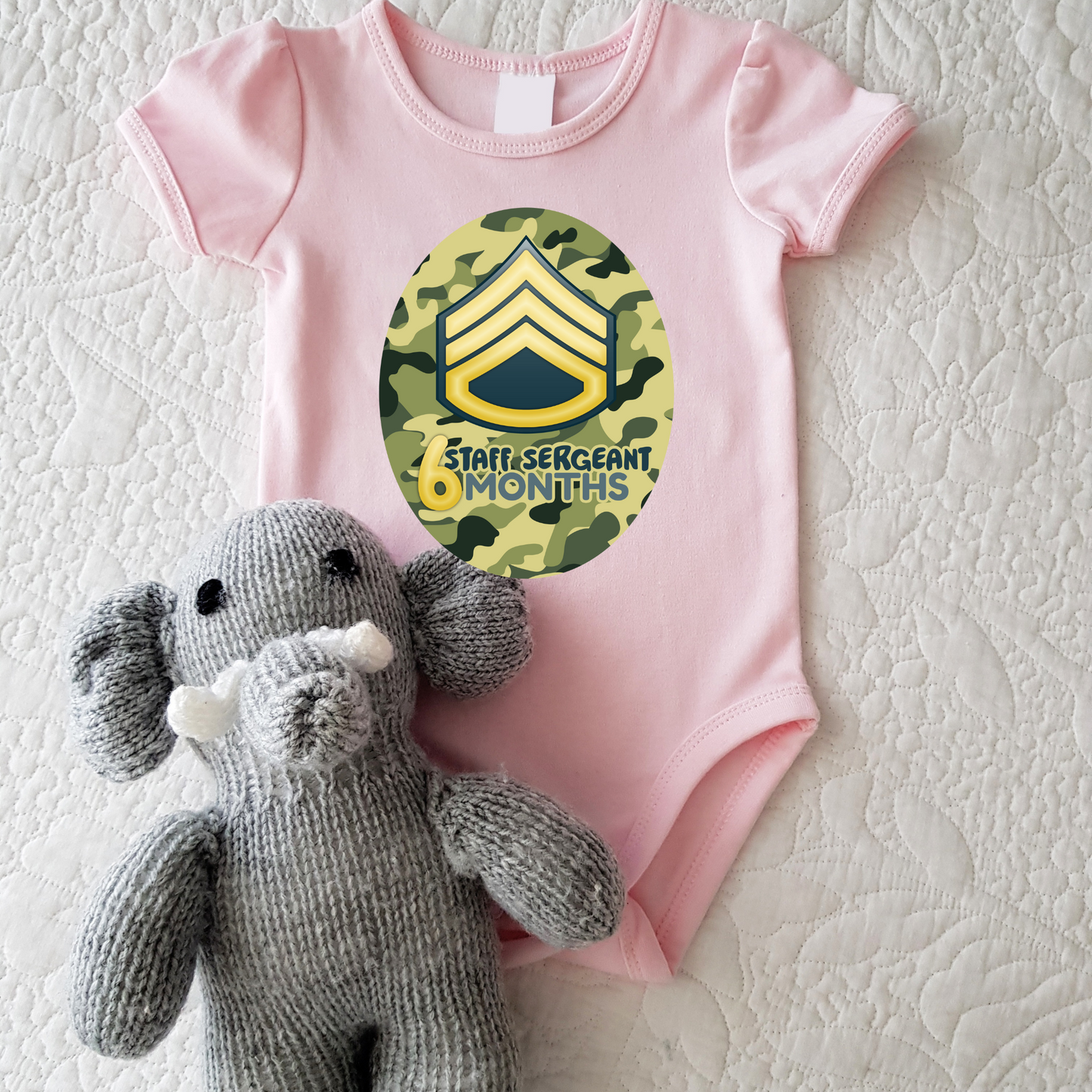 06 Month Staff Sergeant Bodysuit