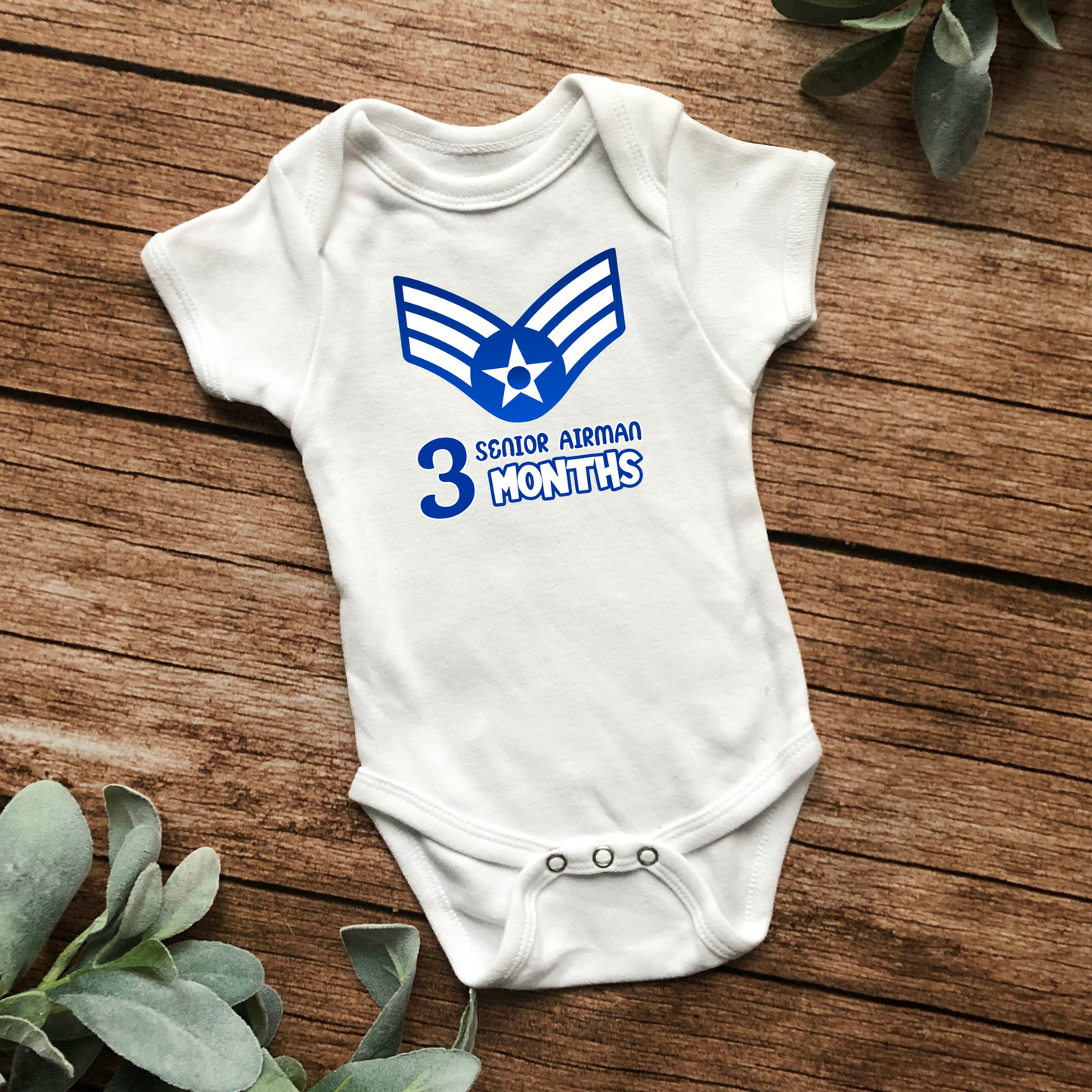 03 Month Senior Airman Bodysuit