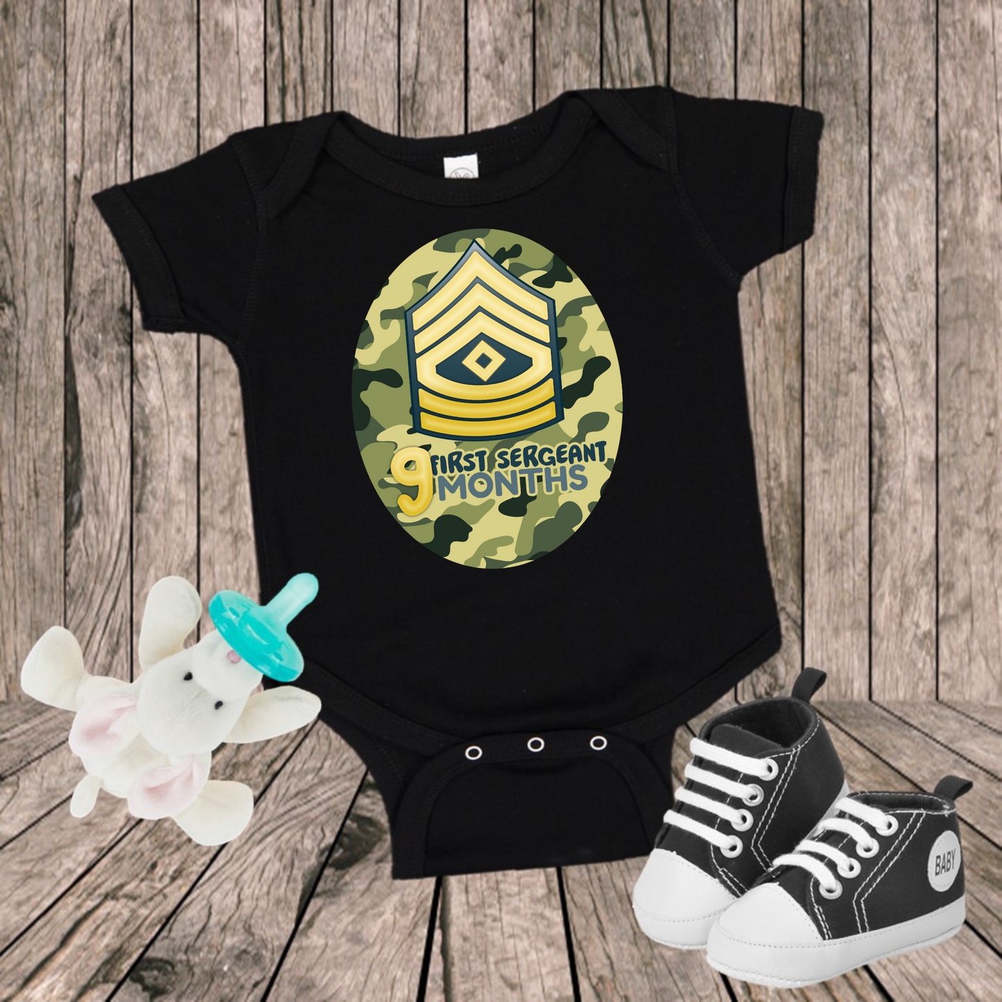 09 Month First Sergeant Bodysuit