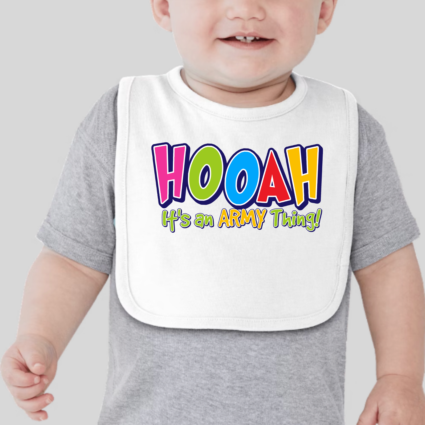 HOOAH It's An Army Thing Bib