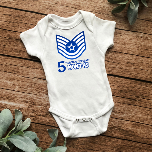 05 Month Technical Sergeant Bodysuit