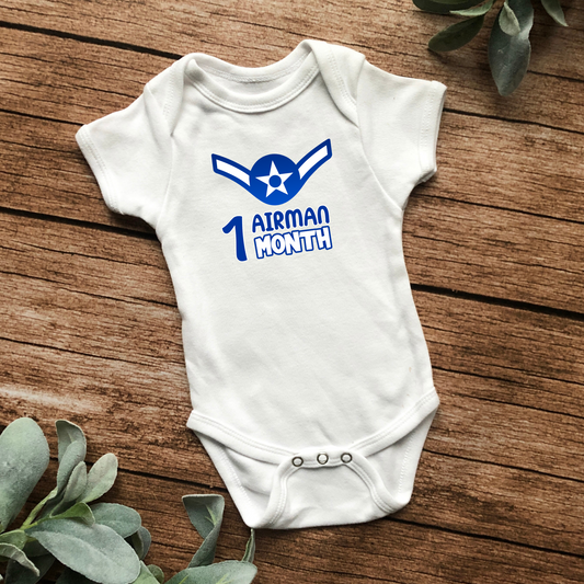 01 Month Airman Bodysuit