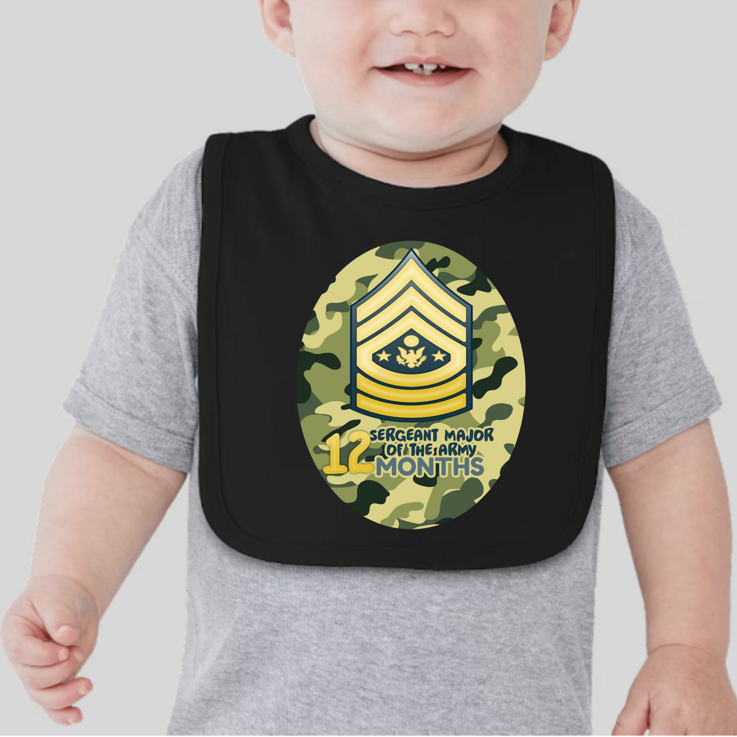 12 Month Sergeant Major Of The Army Bib